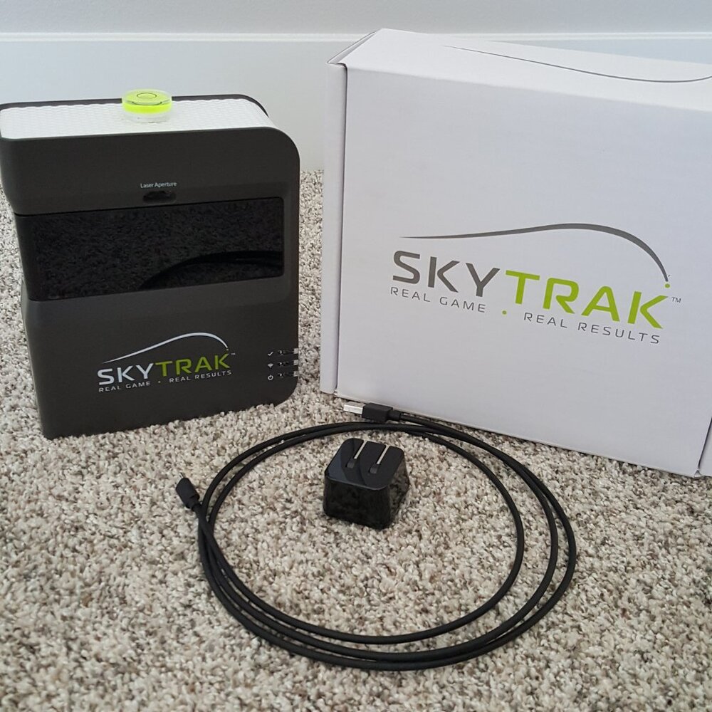 SKYTRAK Launch Monitor - Golf Simulator + Metal Protective Case Housing